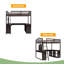 Lit mezzanine double en bois avec bureau en U-1598725143
