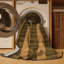 Machine Washable Checkered Brown Area Rug-667137220