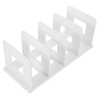 Plastic Book Holder Desktop Book Stand File Book End Decorative Book Organizer Crafted Book Holder