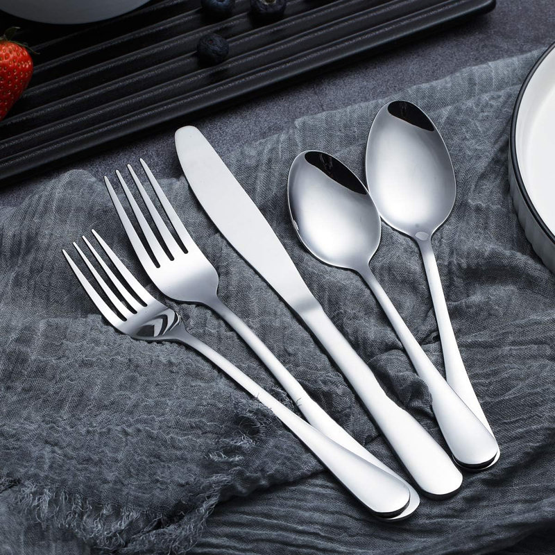 Ensemble de couverts 40 pièces Mannulal, service pour 8, Argent