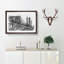 Brooklyn Bridge in New York in Abstract - Picture Frame Graphic Art Print-55681099-55681102