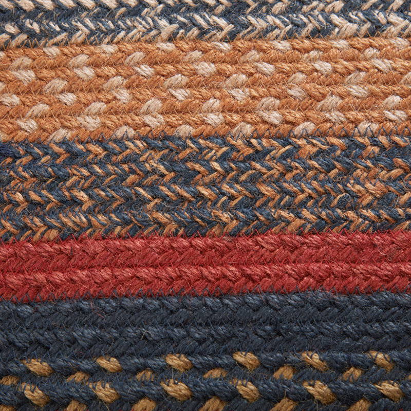 Tapis en jute Zhao, Ovale 3 pi x 5 pi
