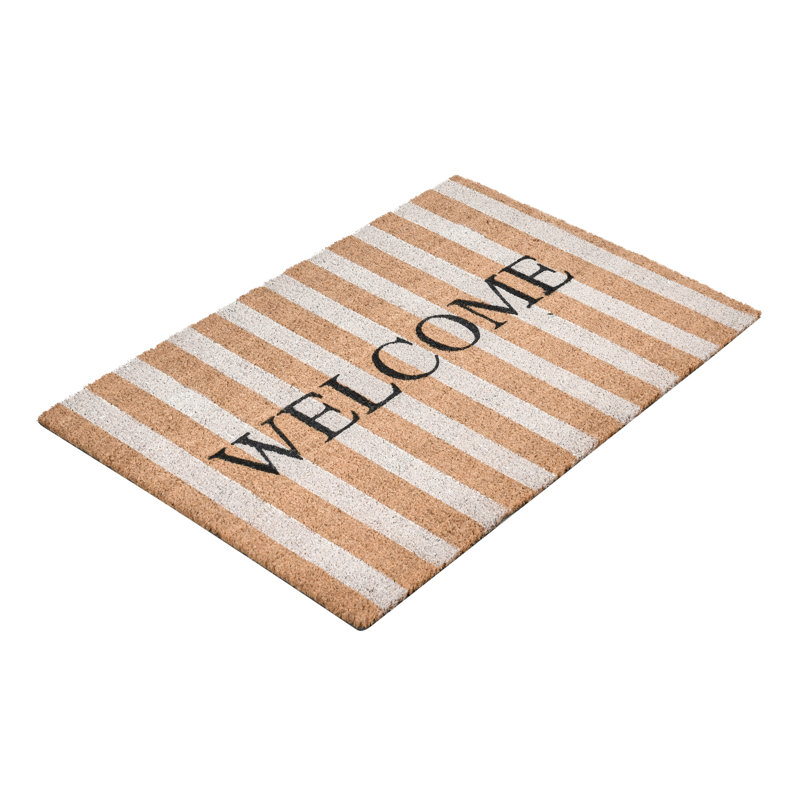 Non-Slip Striped Outdoor Doormat