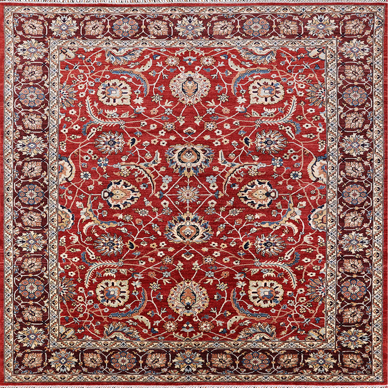 Avedik Oriental Indoor Rug, Square 6'