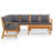 6 Piece Lounge Chair with Cushions-1814989136
