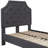 Aluino Arched Button Tufted Upholstered Platform Bed Frame - No Box Spring Required-395099096-395099101