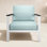 Weston Metal Outdoor Lounge Club Chair With Sunbrella Cushion