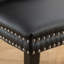 Chaise rembourrée en polyuréthane et velours-1309429676