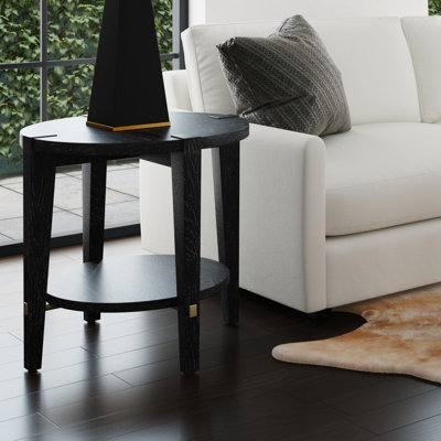 Whitfield Solid Wood Top End Table