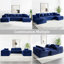 Canapé désossé contemporain avec tissu luxueux à poils longs et conception ergonomique pour un confort et un style ultimes-590455711