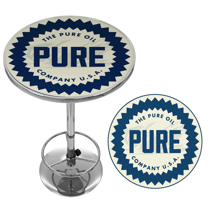 Table de pub pure oil wordmark
