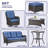 Bonia Wicker 5 - Person Patio Conversation Set with Cushions-1636890257-1636890256
