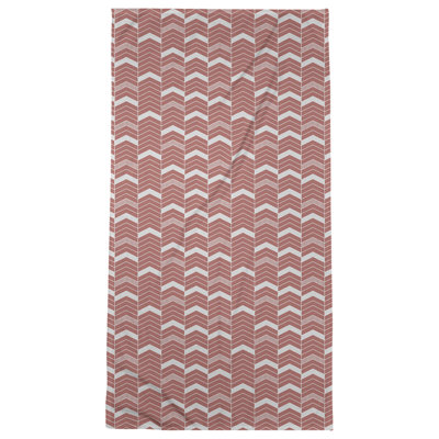 Serviette de bain à chevrons alignés Stephenie