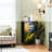 4 Drawer Dresser for Bedroom, Narrow Chest of Drawers, Wooden Top and Study Iron Frame 18"x37.5"-(WxH)