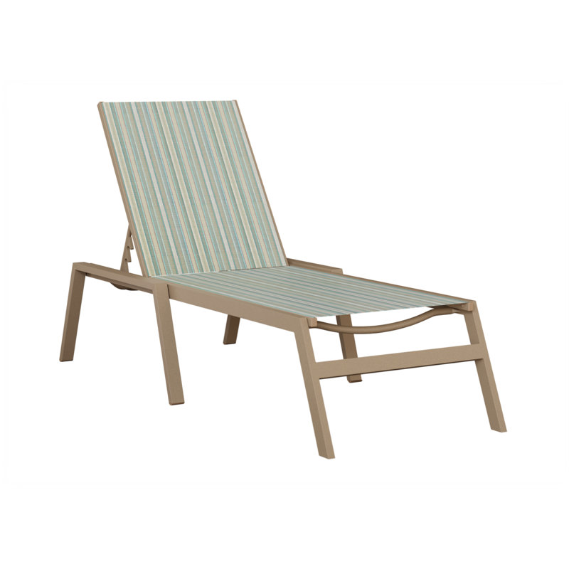 Chaise longue sans accoudoirs Berlin Gardens Vida, Chêne veiné de bois