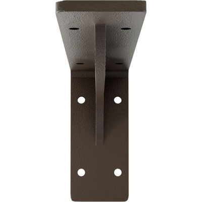 2"W x 10"D x 4 3/4"H Embrey Steel Bracket, Hammered Brown
