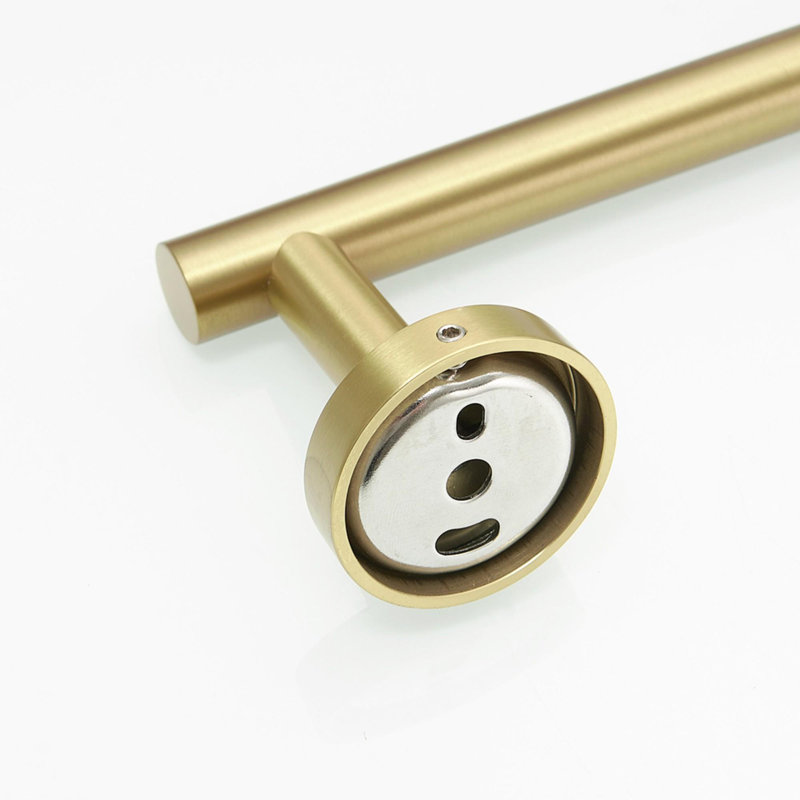 Stainless Steel Wall Mounted Bathroom Hardware Set (5 pcs), Brushed Gold