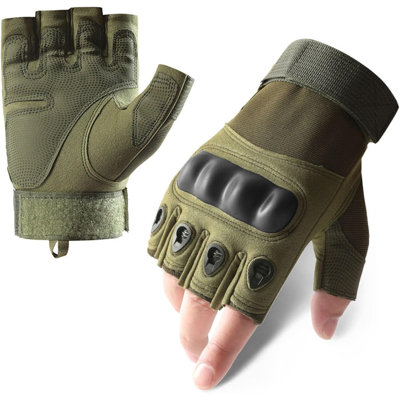 Gants demi-doigts Workout XL - vert