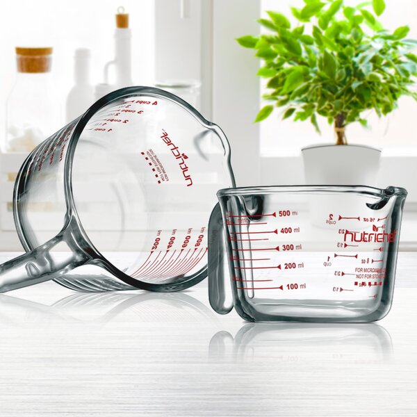 Pyrex Glass Measuring Cup Set (3-Piece, Microwave and Oven Safe