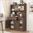 71"Tall Kitchen Pantry Storage Cabinet