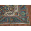 Tapis traditionnel turquoise en laine vert 6 x 9