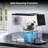 Electactic 33 Lb/24h Countertop Nugget Ice Maker - Self-cleaning, 1.8l Tank, Touch Screen Auto Ice Drop