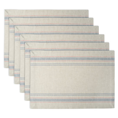 Sykora Cotton Striped Rectangle Placemat