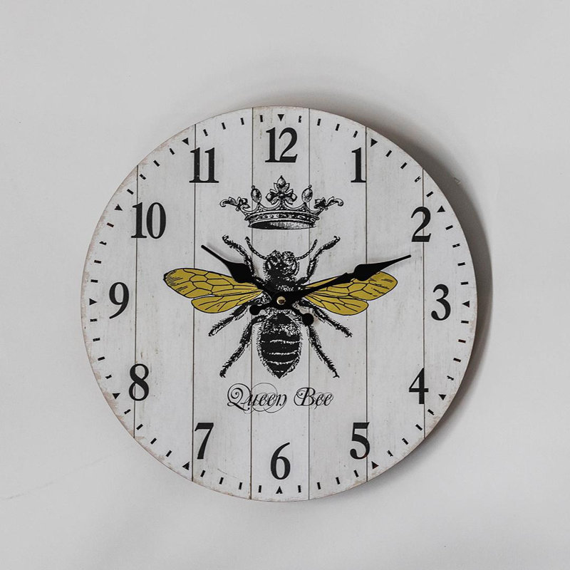 Horloge murale, abeille
