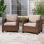 73.2 Cm Outdoor Wicker Patio Chair with Cushions-478718696