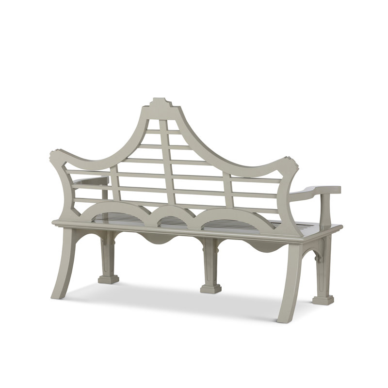 Bay Lake Garden Bench, Jet Black, Khaki