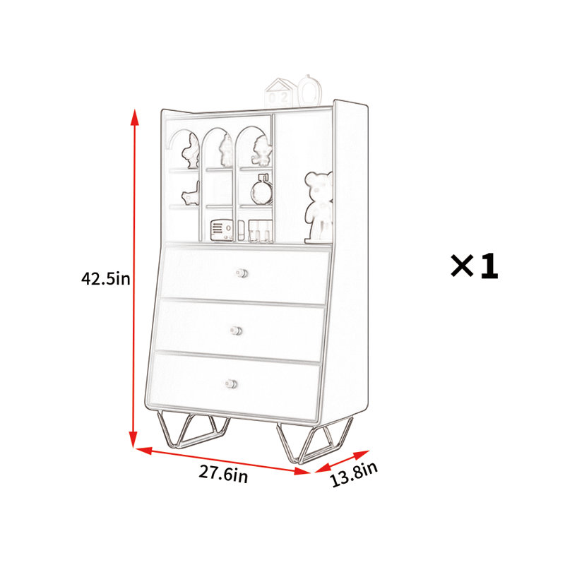 Nordic Creative Accent Chest, Off White