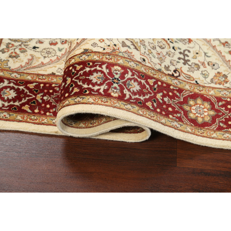 Tapis Aubusson en laine noué à la main 5 x 6