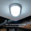 LED Bulkhead Ceiling Light Cool White 6400K Oval Surface Mount Wall and Ceiling Lamp 9W/12W 900lm/1350lm Indoor Lighting for Bathroom Kitchen Hallway Garage Pack 01-129879760