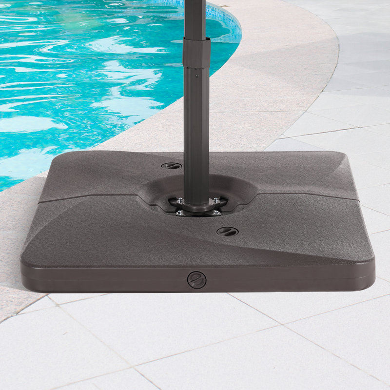 Oxce 20,3 Lb. Base de parasol en plastique HDPE