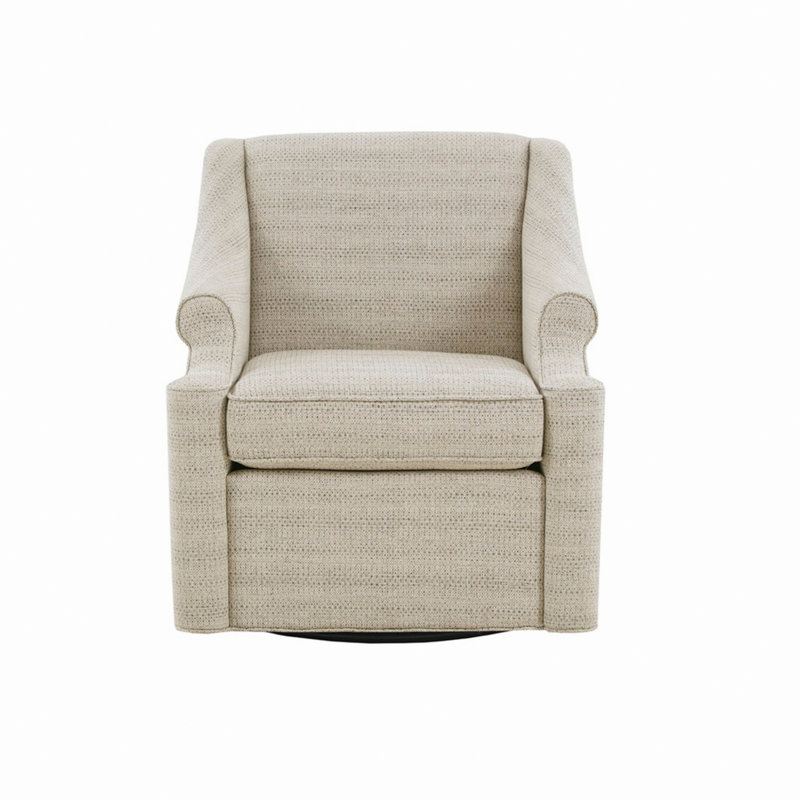 Chaise pivotante rembourrée pour le salon