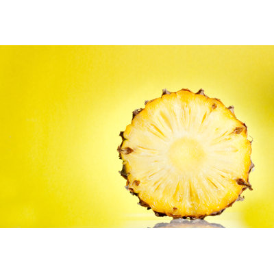 Pineapple Slice by Chesterf - Wrapped Canvas Print