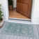 Machine Washable Indoor/Outdoor Xhevrie Teal Rug
