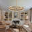 Mion 36 - Light Dimmable Wagon Wheel Chandelier-700446245