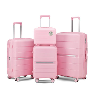 Luggage Sets 4 Piece(14/20/24/28) PP Lightweight & Durable Expandable Suitcase