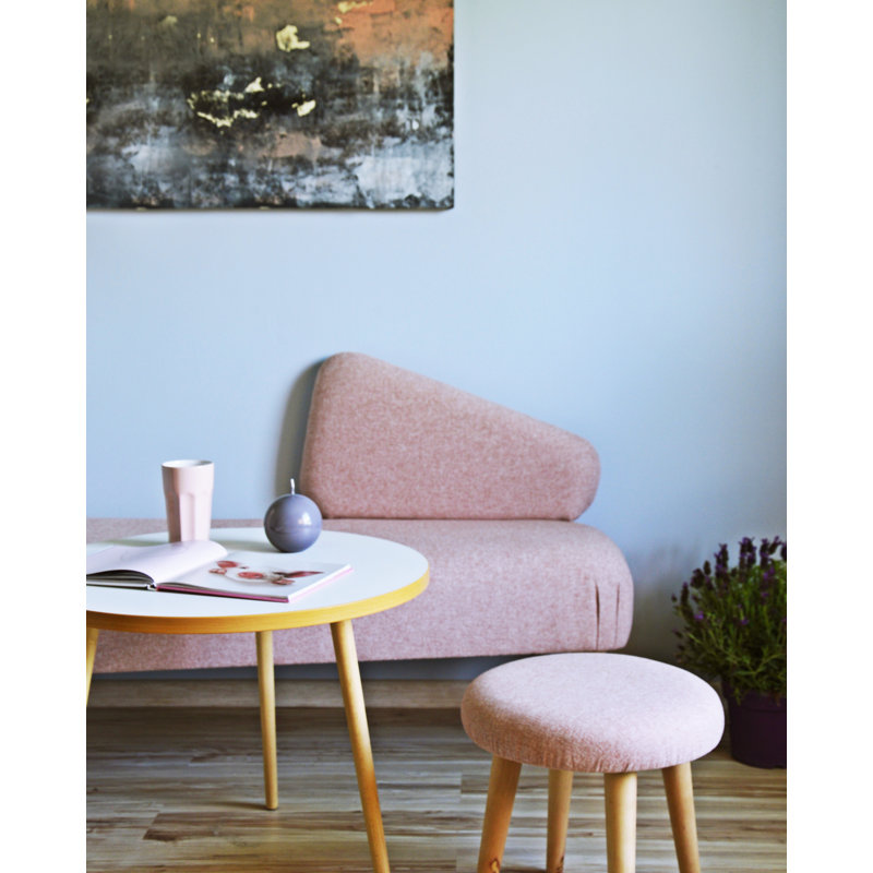 Shetland Vanity Stool, Pink