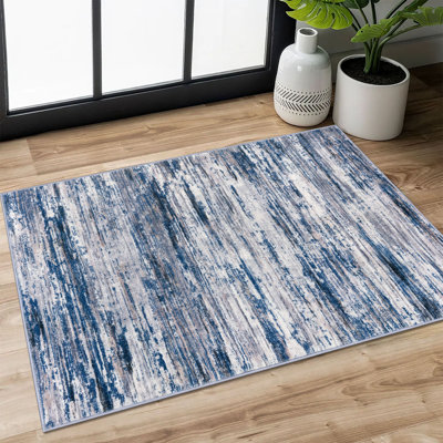 Tapis décoratif moderne à motif lavable 2x3 