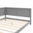 Twin Size Wood Daybed/Sofa Bed, Gray-2054743355-2054743353