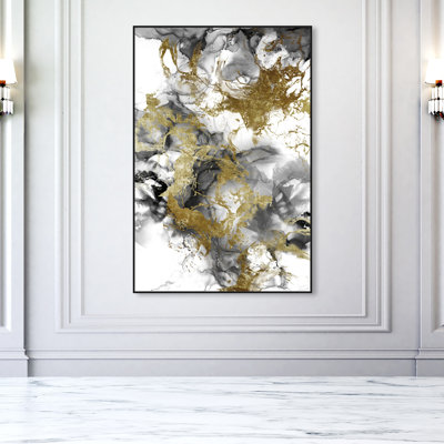 «Abstract Odessa Dripping», reproduction d'art sur toile