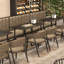 Banc rembourré en similicuir-99222233