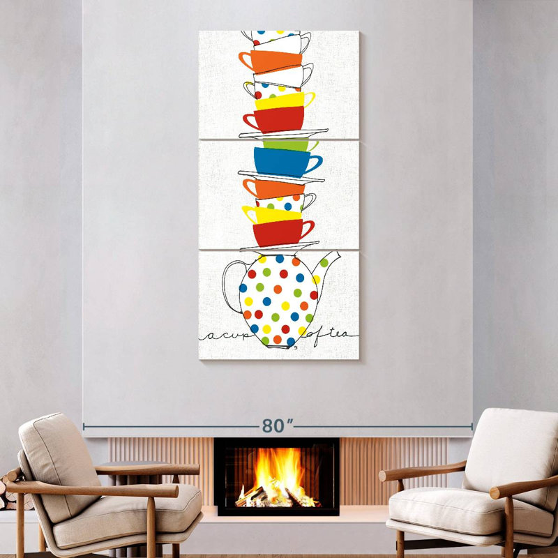 Stack Of Cups, 75" H x 36" W