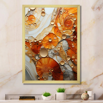 Nca Encaustic Spirals I - Impression sur toile tendue