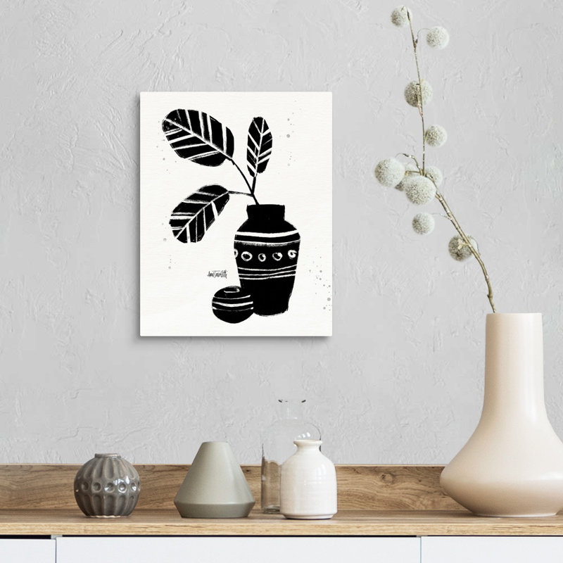 Art mural sur toile Botanical Sketches, Toile tendue, H 14 po x l 11 po