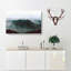 Misty Mountain Range - Wrapped Canvas Painting-56637519