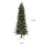 Arbre de Noël artificiel pin fin 6,5 pi. Fraser Hill Farm-1854374962