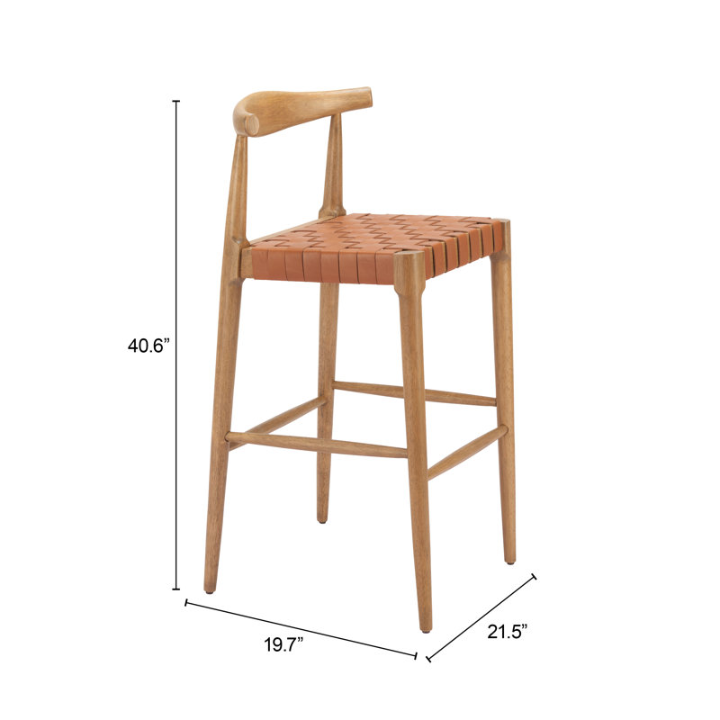 Ensemble de 2 tabourets de bar avec tabourets de bar et chaises de cuisine durables
